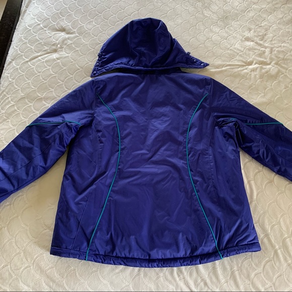 Blue/Teal Athletic Works Plus winter coat - Picture 2 of 7